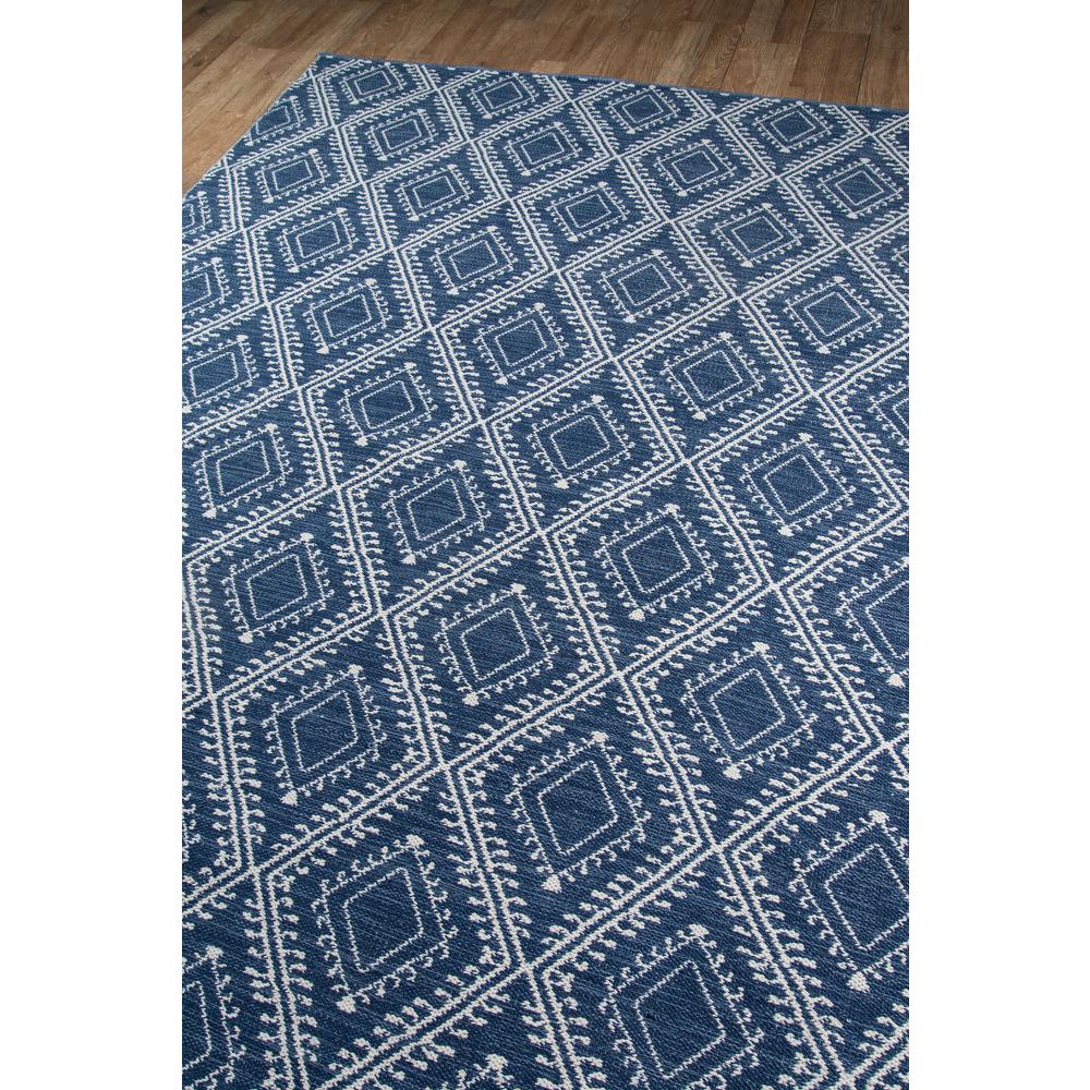 Contemporary Rectangle Area Rug, Navy, 3'6" X 5'6". Picture 2