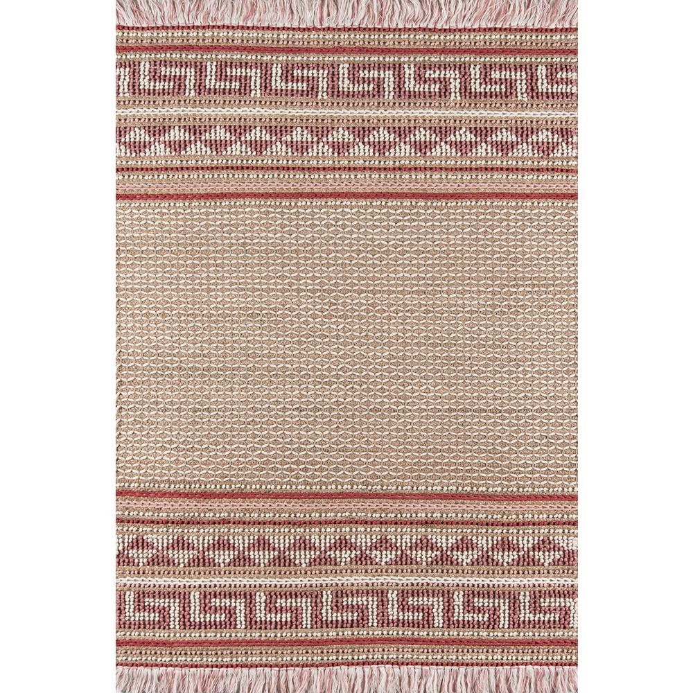 Transitional Rectangle Area Rug, Pink, 3'9" X 5'9". Picture 1