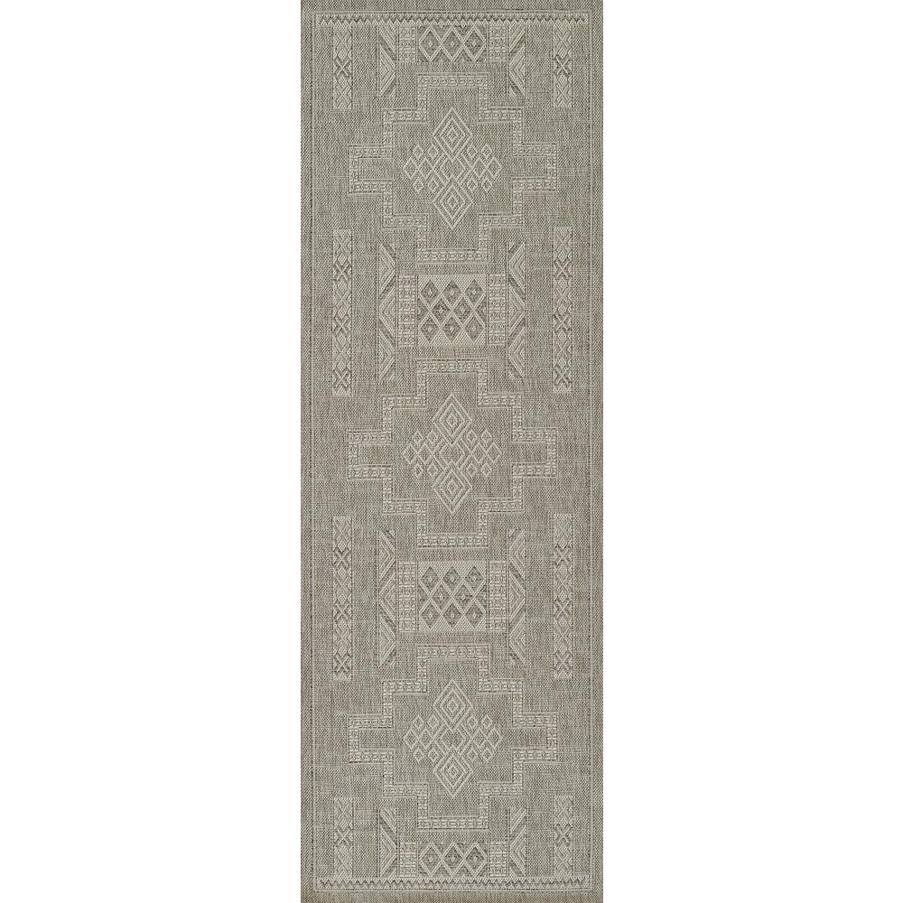 Transitional Rectangle Area Rug, Grey, 3'3" X 5'. Picture 5
