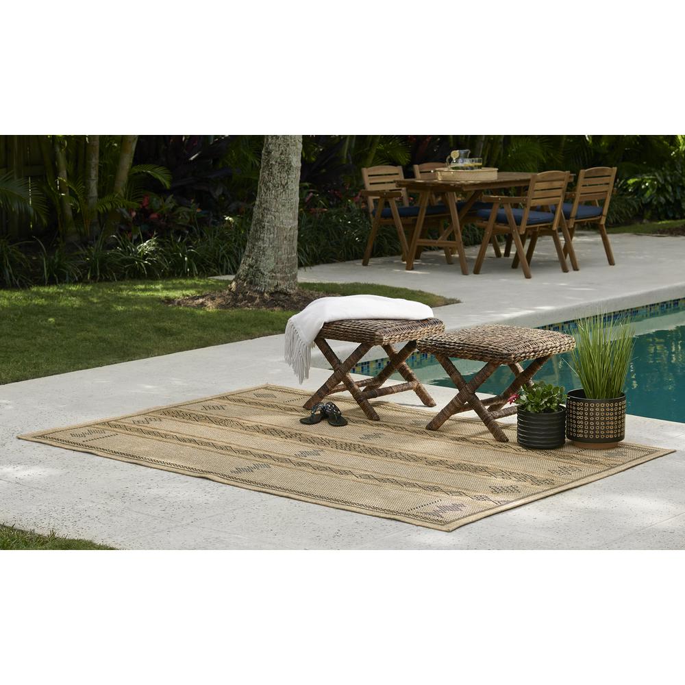 Transitional Rectangle Area Rug, Natural, 3'3" X 5'. Picture 7