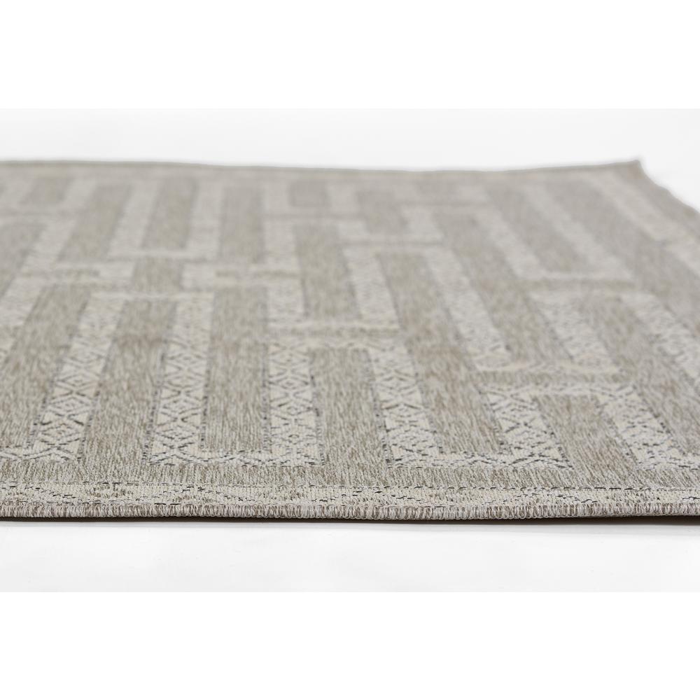 Transitional Rectangle Area Rug, Grey, 3'3" X 5'. Picture 3