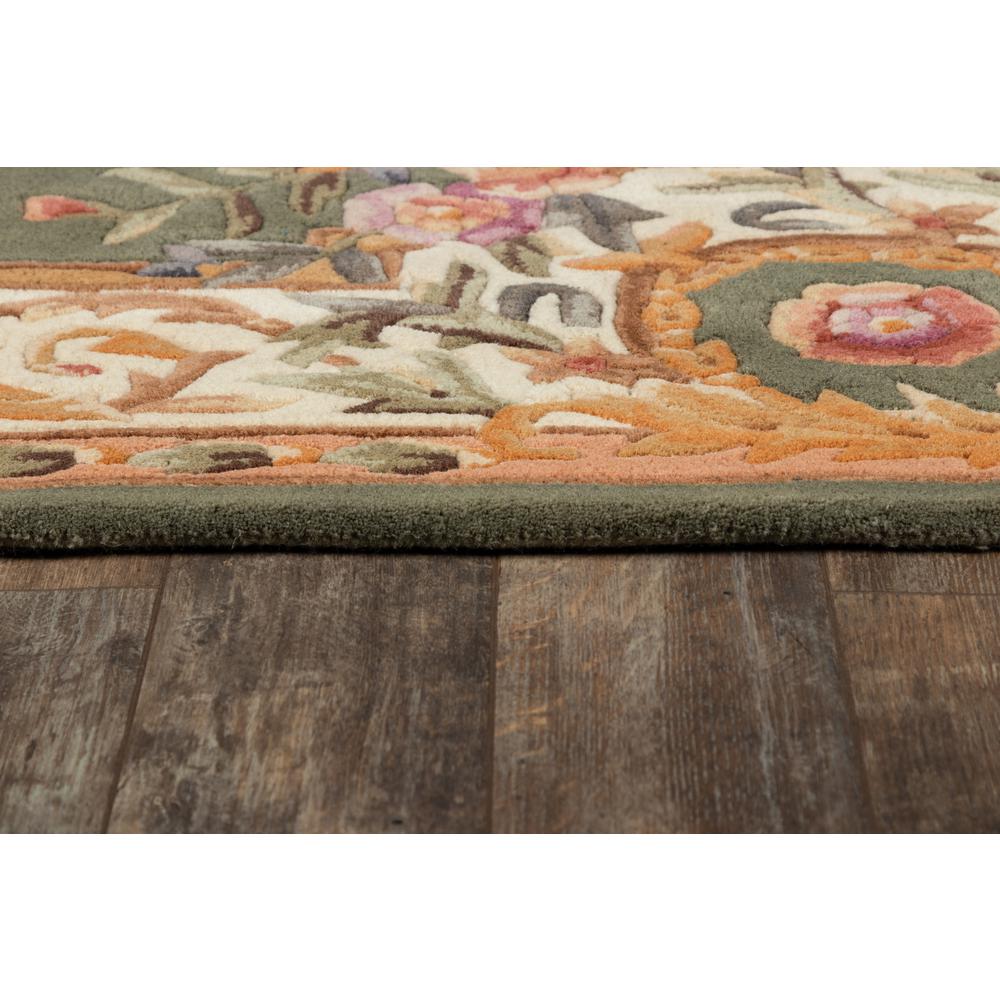 Transitional Rectangle Area Rug, Sage, 3'6" X 5'6". Picture 3