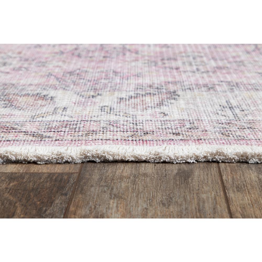 Traditional Runner Area Rug, Pink, 2'6" X 10' Runner. Picture 3