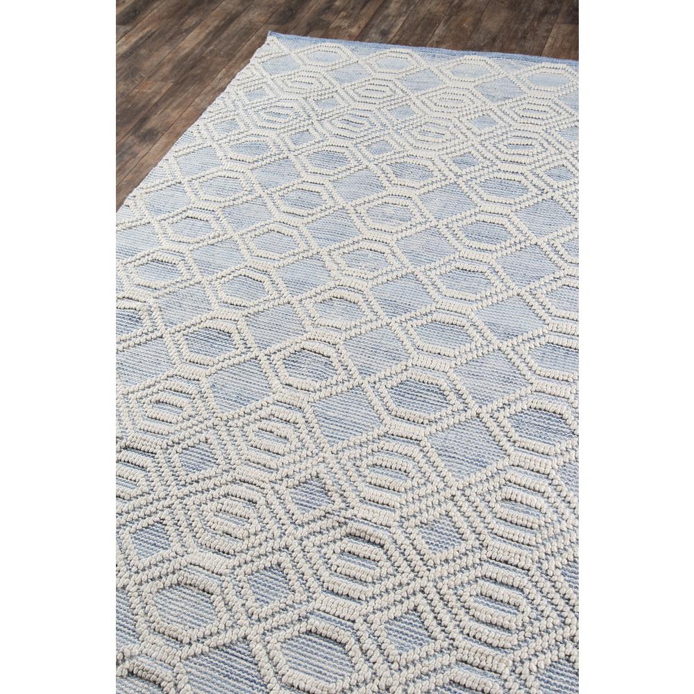 Contemporary Rectangle Area Rug, Light Blue, 3'6" X 5'6". Picture 2