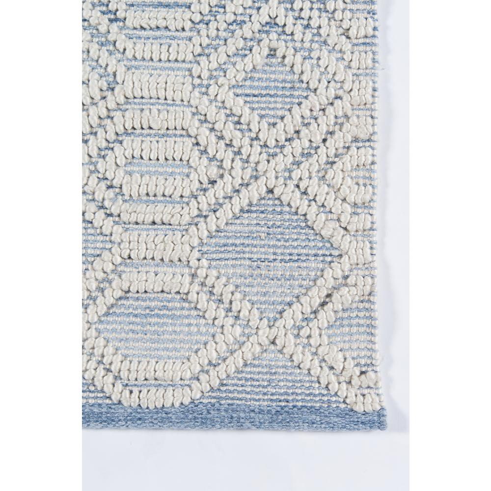 Contemporary Rectangle Area Rug, Light Blue, 3'6" X 5'6". Picture 3