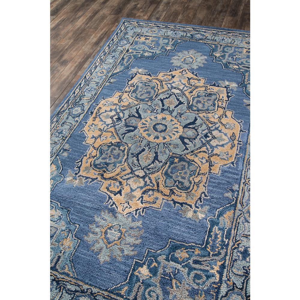 Traditional Rectangle Area Rug, Denim, 3' X 5'. Picture 2