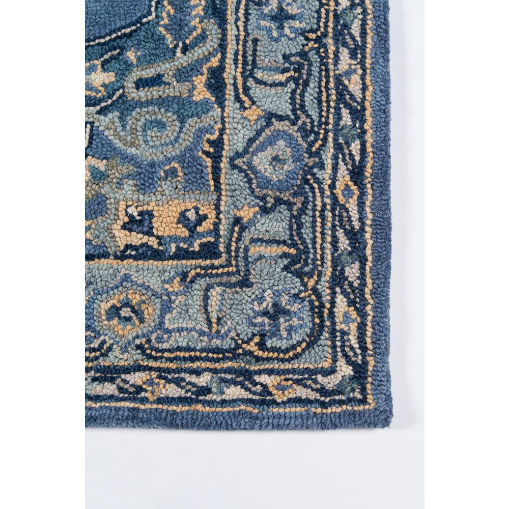 Traditional Rectangle Area Rug, Denim, 3' X 5'. Picture 3