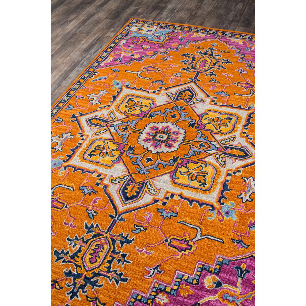 Traditional Rectangle Area Rug, Orange, 3' X 5'. Picture 2