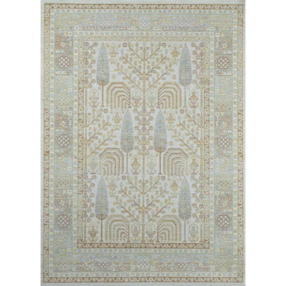 Traditional Rectangle Area Rug, Ivory, 4' X 6'. Picture 6