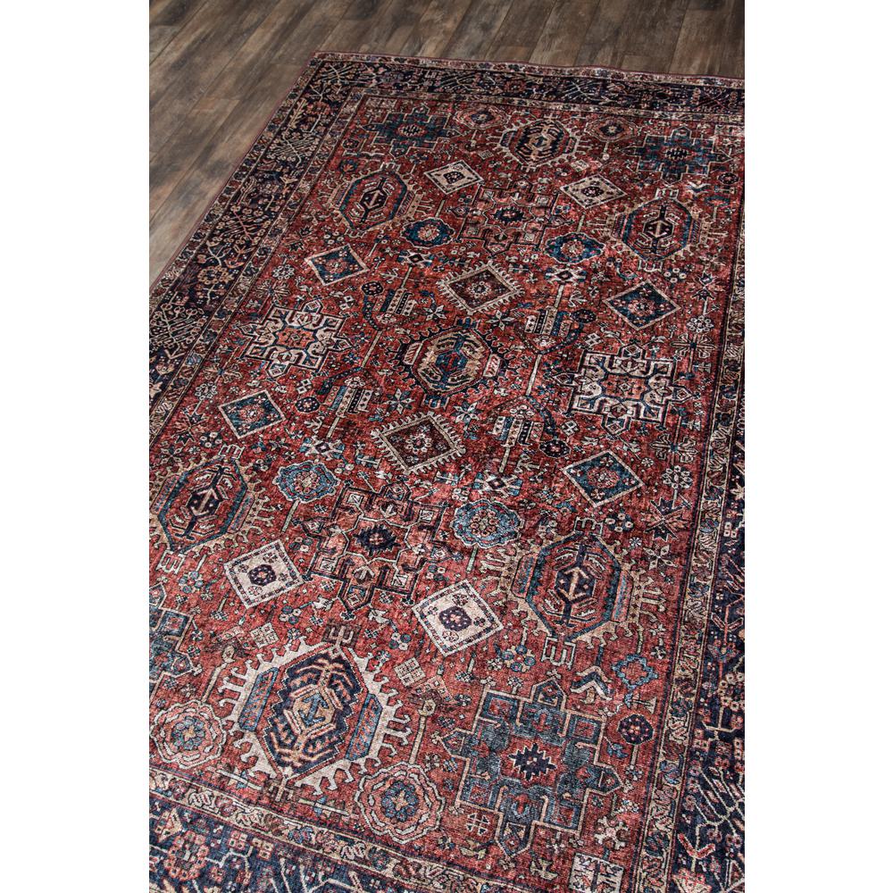 Traditional Rectangle Area Rug, Rust, 3'6" X 5'6". Picture 2