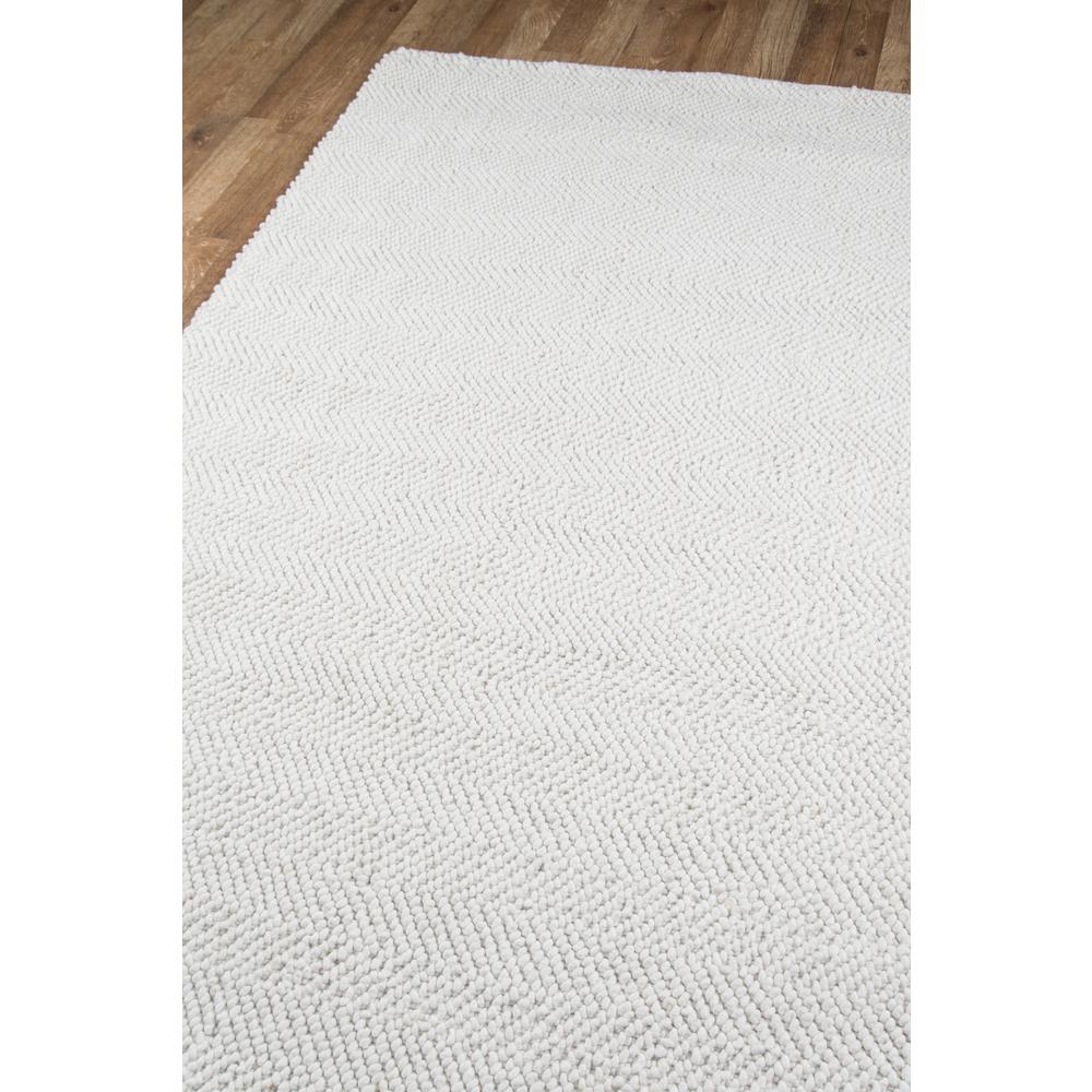 Contemporary Rectangle Area Rug, Ivory, 3'9" X 5'9". Picture 2