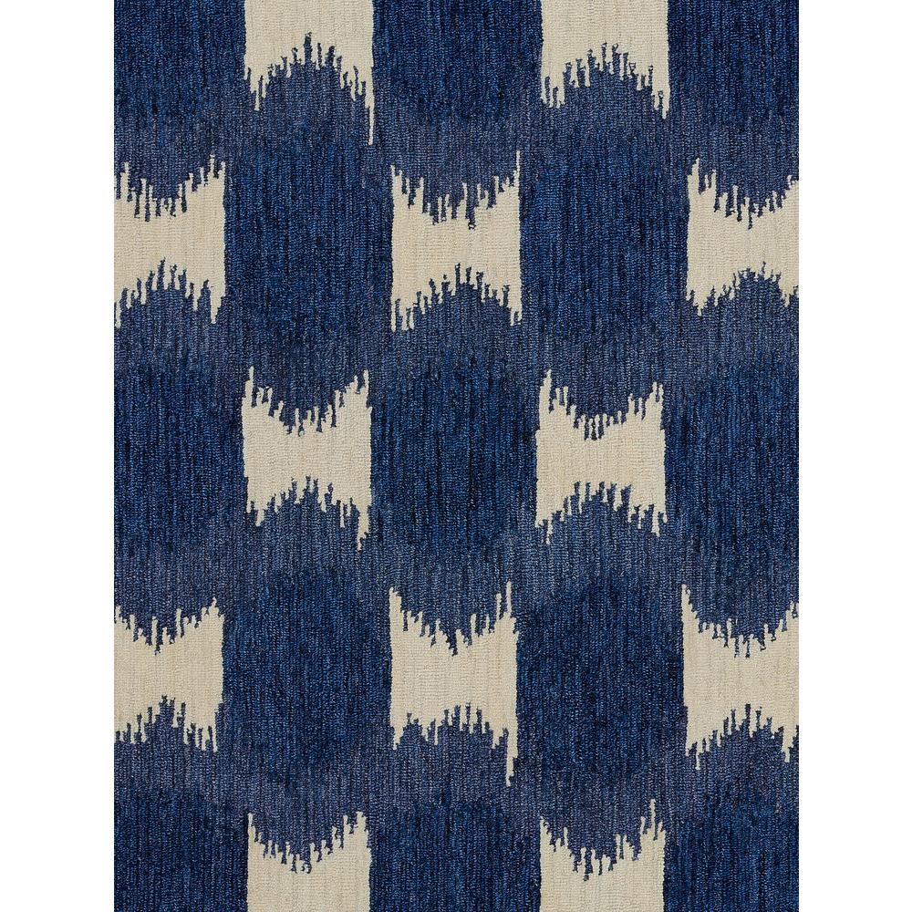 Transitional Rectangle Area Rug, Navy, 3'6" X 5'6". Picture 6
