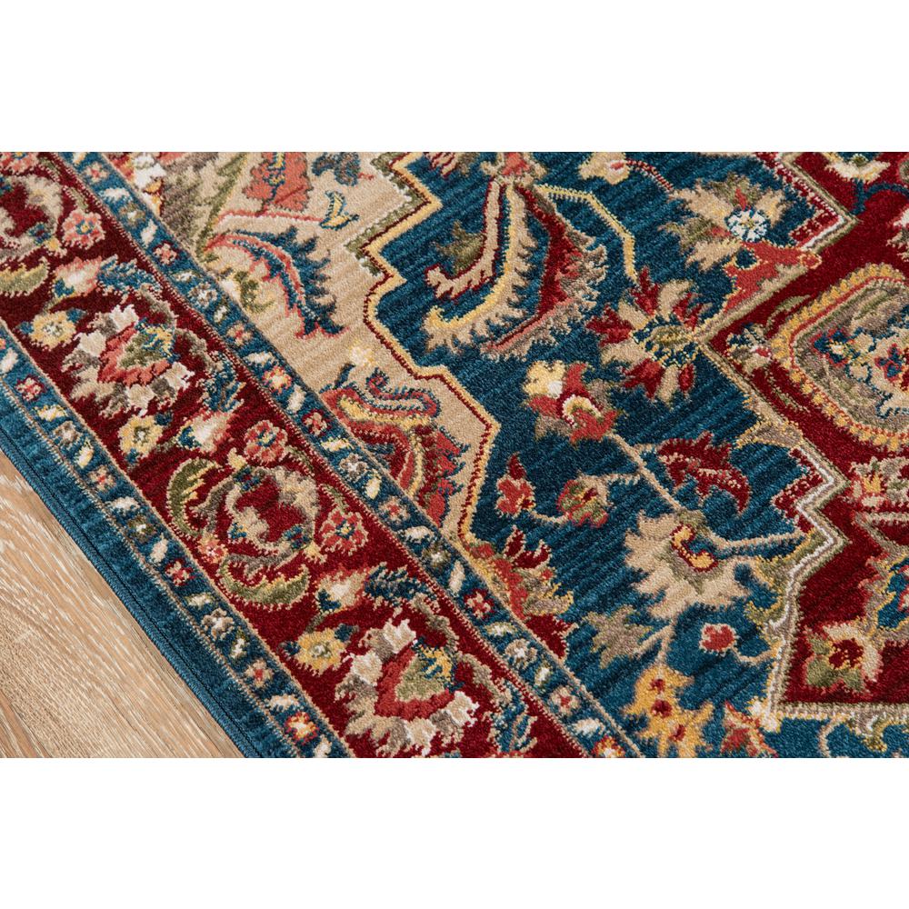 Traditional Rectangle Area Rug, Blue, 3'3" X 5'3". Picture 3