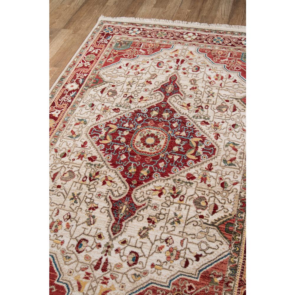 Traditional Rectangle Area Rug, Red, 3'3" X 5'3". Picture 2
