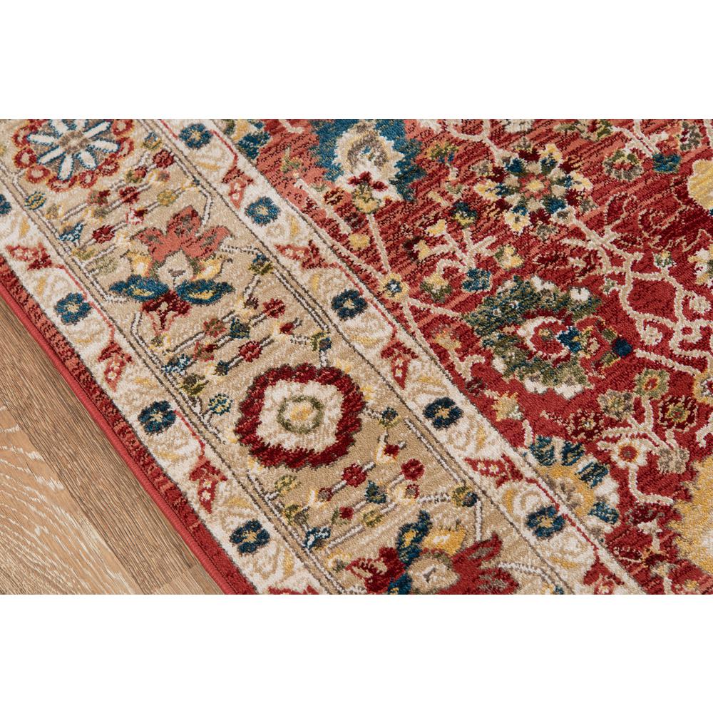 Traditional Rectangle Area Rug, Red, 3'3" X 5'3". Picture 3