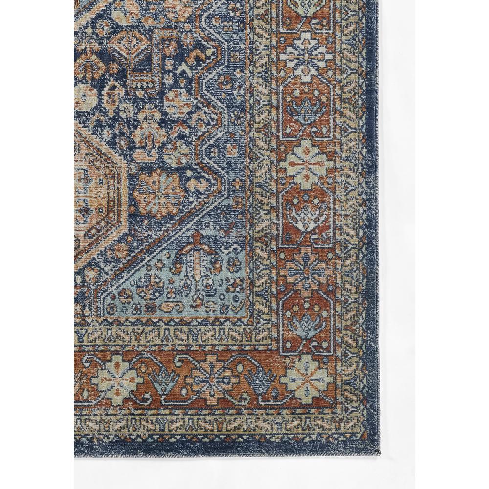 Traditional Rectangle Area Rug, Navy, 4' X 6'. Picture 2