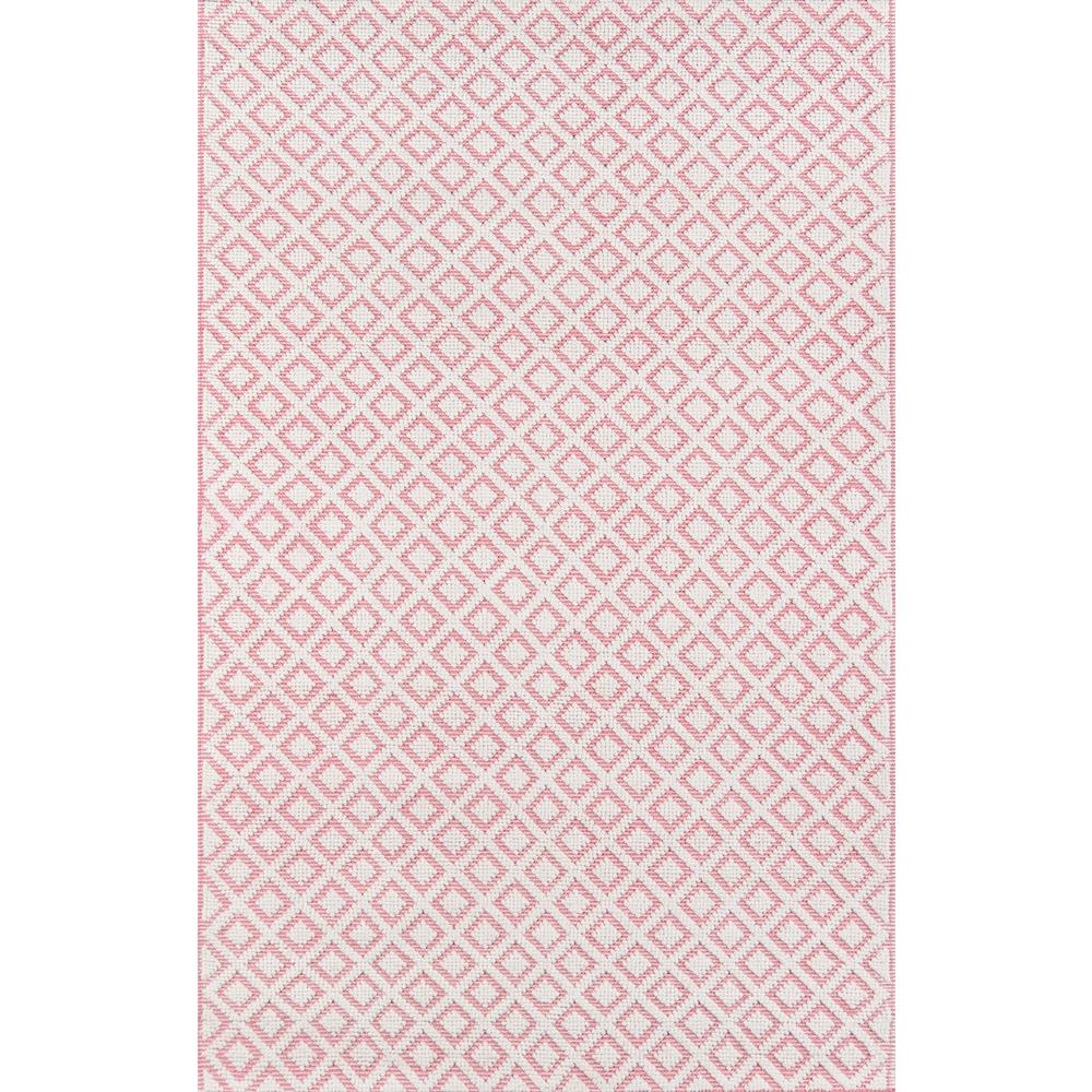 Contemporary Rectangle Area Rug, Pink, 3'6" X 5'6". Picture 1