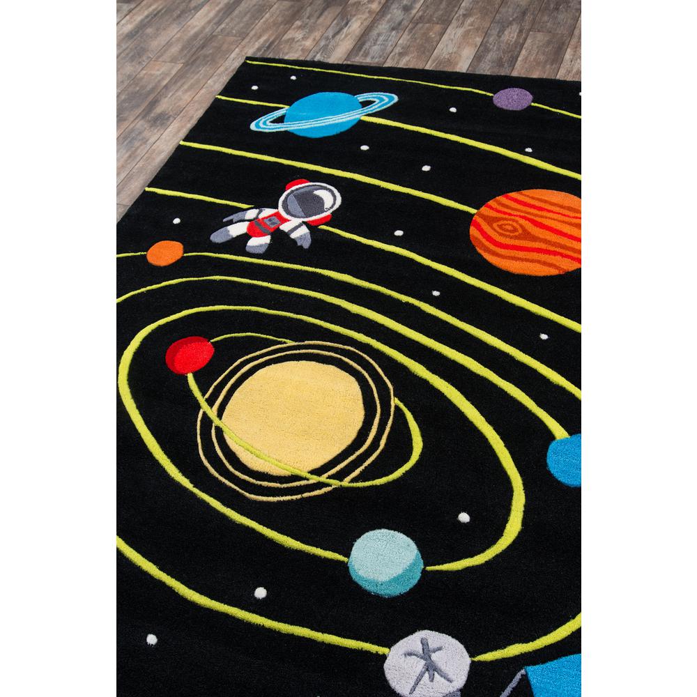 Lil Mo Whimsy Area Rug, Black, 4' X 6'. Picture 2