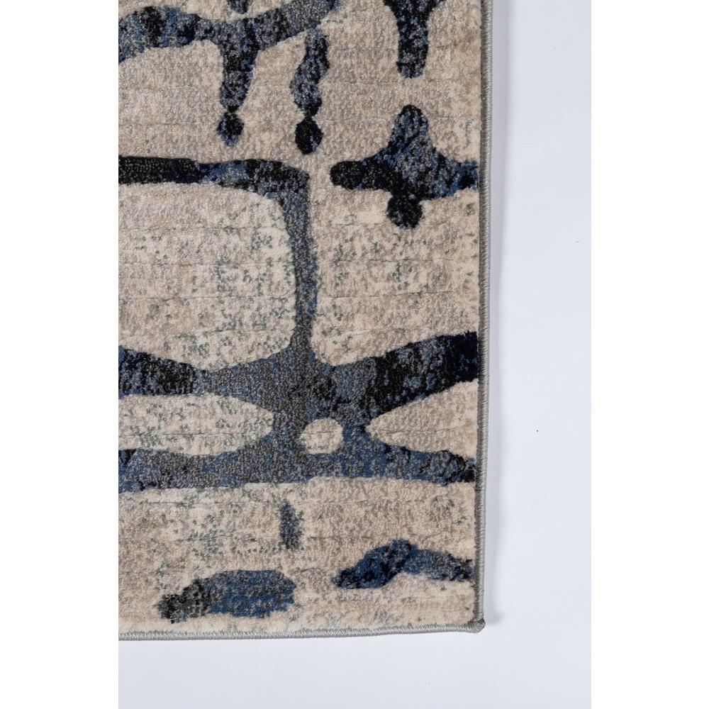 Contemporary Rectangle Area Rug, Grey, 3'11" X 5'7". Picture 2