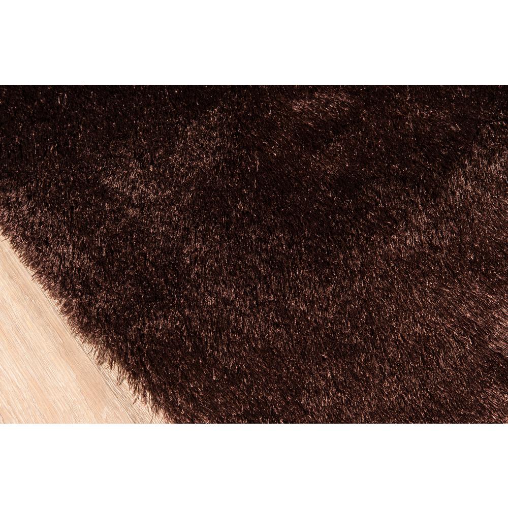 Luster Shag Area Rug, Brown, 3' X 5'. Picture 3