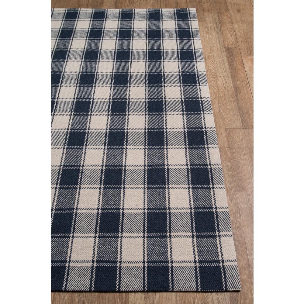 Modern Rectangle Area Rug, Navy, 3'6" X 5'6". Picture 2