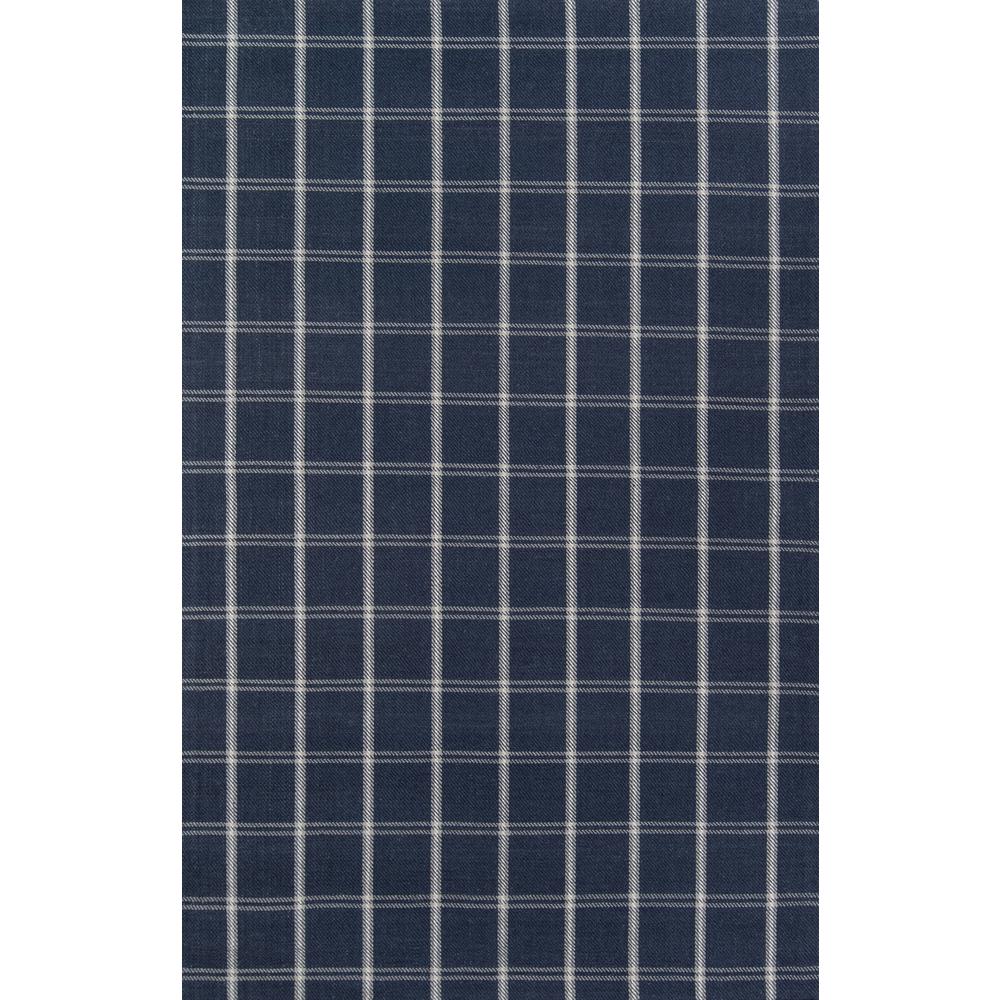 Modern Rectangle Area Rug, Navy, 3'6" X 5'6". Picture 1