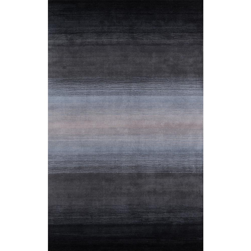 Contemporary Rectangle Area Rug, Midnight Black, 3'3" X 5'3". Picture 1