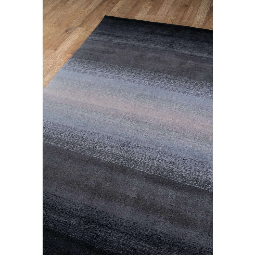 Contemporary Rectangle Area Rug, Midnight Black, 3'3" X 5'3". Picture 2
