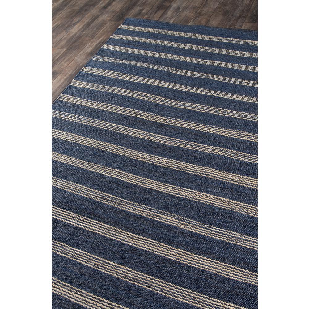 Contemporary Rectangle Area Rug, Navy, 5' X 7'. Picture 2
