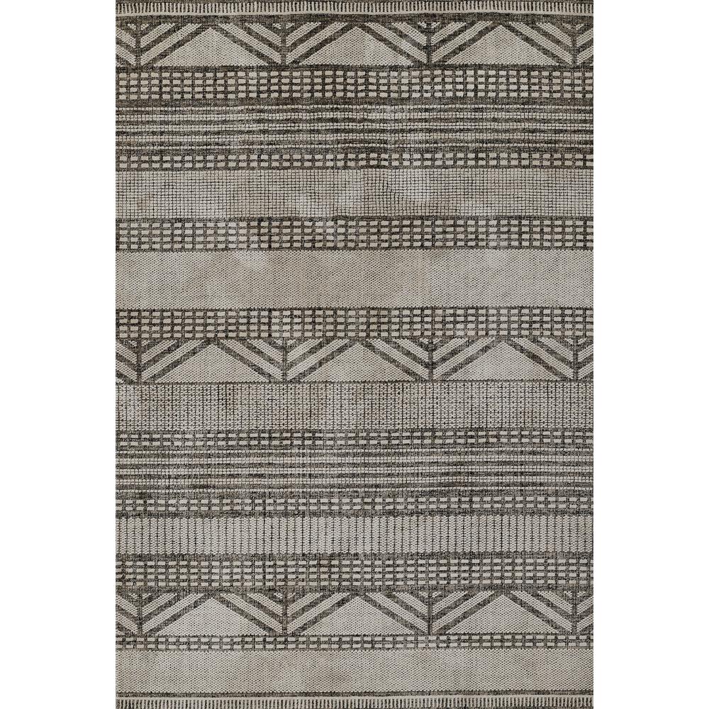 Contemporary Rectangle Area Rug, Sand, 3'11" X 5'7". Picture 1