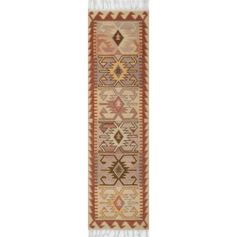 Traditional Rectangle Area Rug, Rust, 3'6" X 5'6". Picture 5
