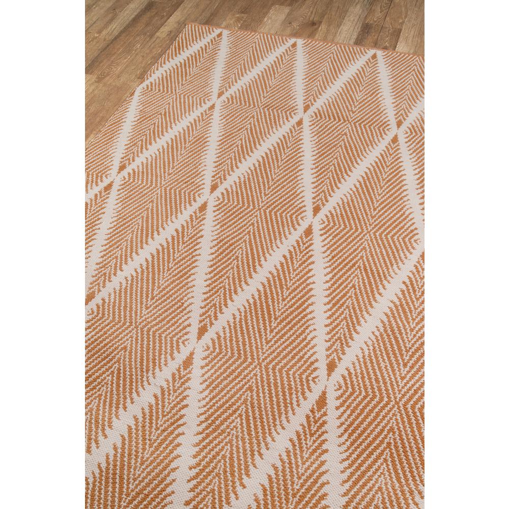 Contemporary Rectangle Area Rug, Orange, 3'6" X 5'6". Picture 2