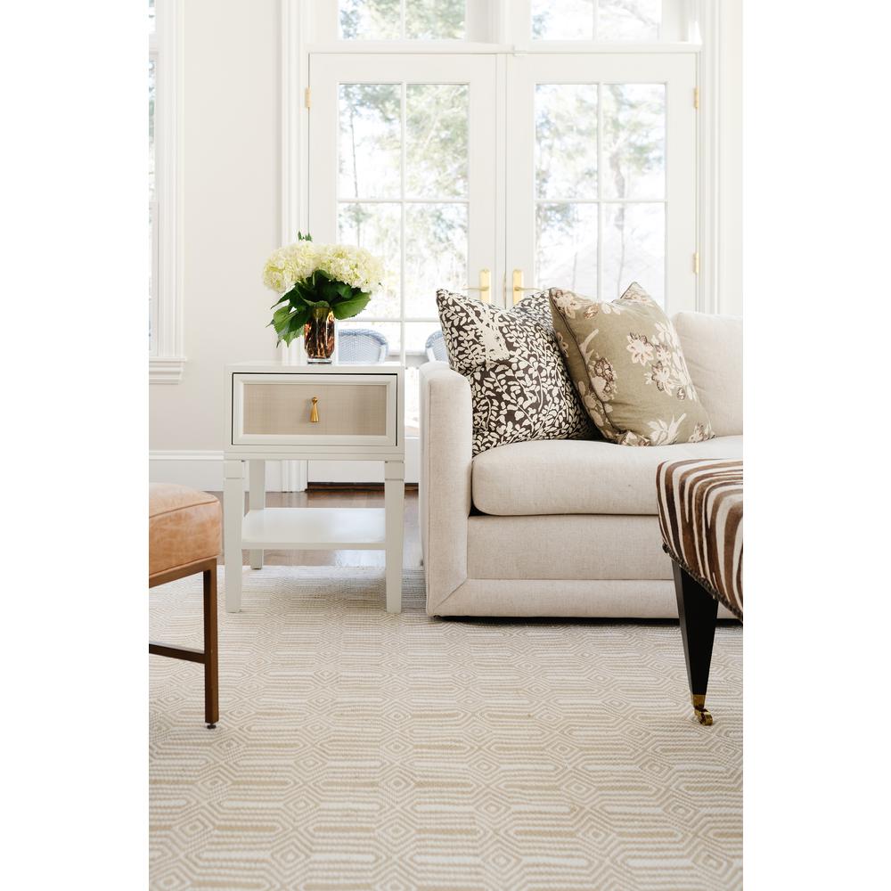 Contemporary Runner Area Rug, Beige, 2'3" X 8' Runner. Picture 14