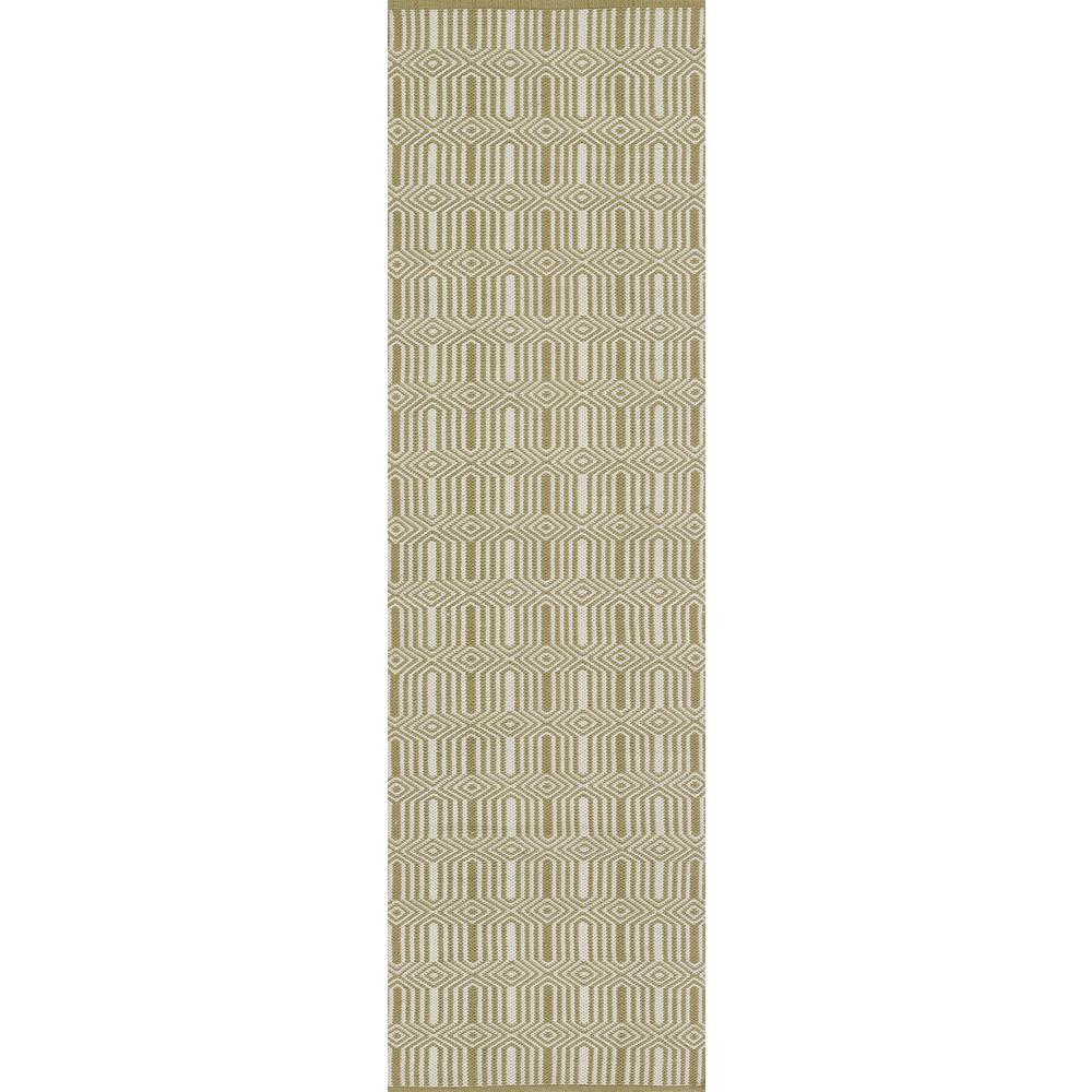 Contemporary Runner Area Rug, Beige, 2'3" X 8' Runner. Picture 5