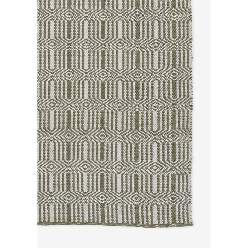 Contemporary Rectangle Area Rug, Green, 3'6" X 5'6". Picture 2