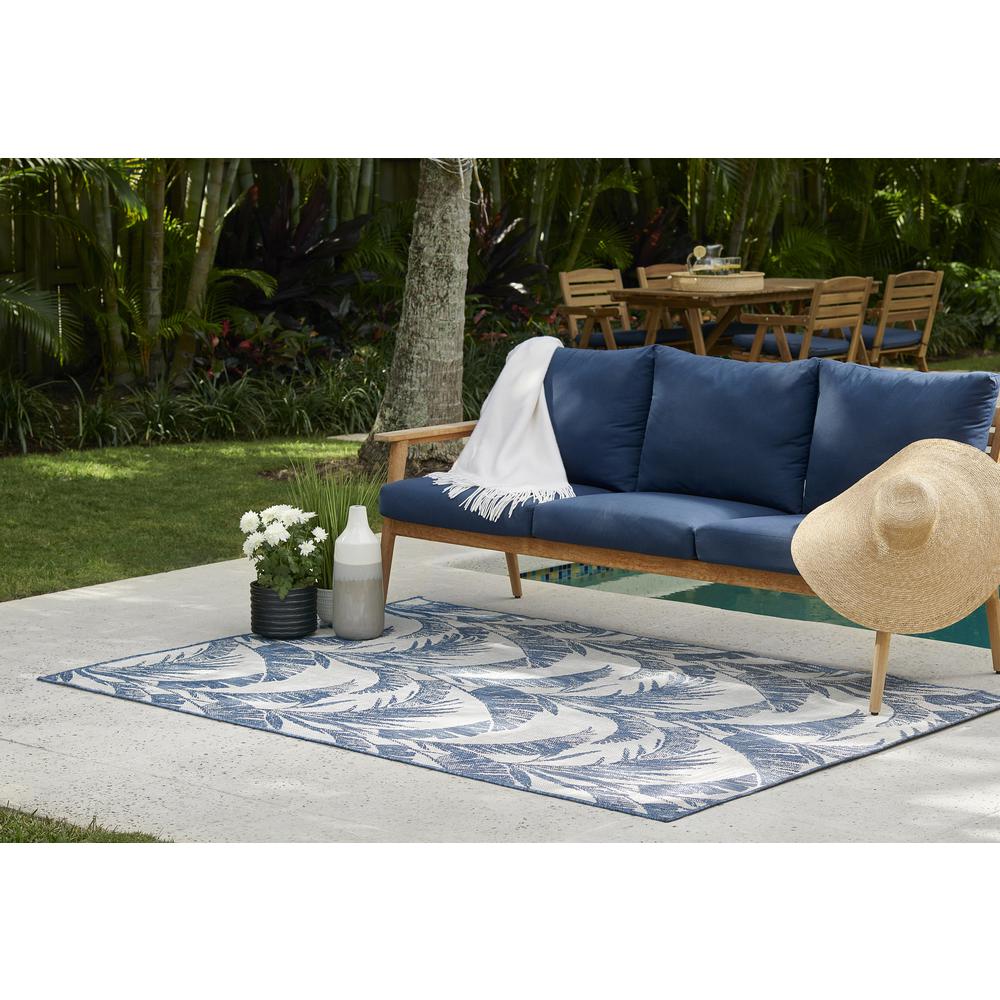 Transitional Rectangle Area Rug, Blue, 3'3" X 5'. Picture 9