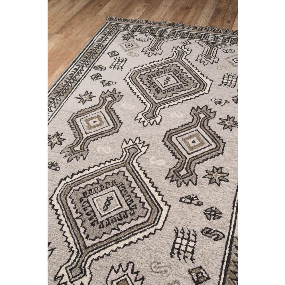 Transitional Rectangle Area Rug, Grey, 3'6" X 5'6". Picture 2