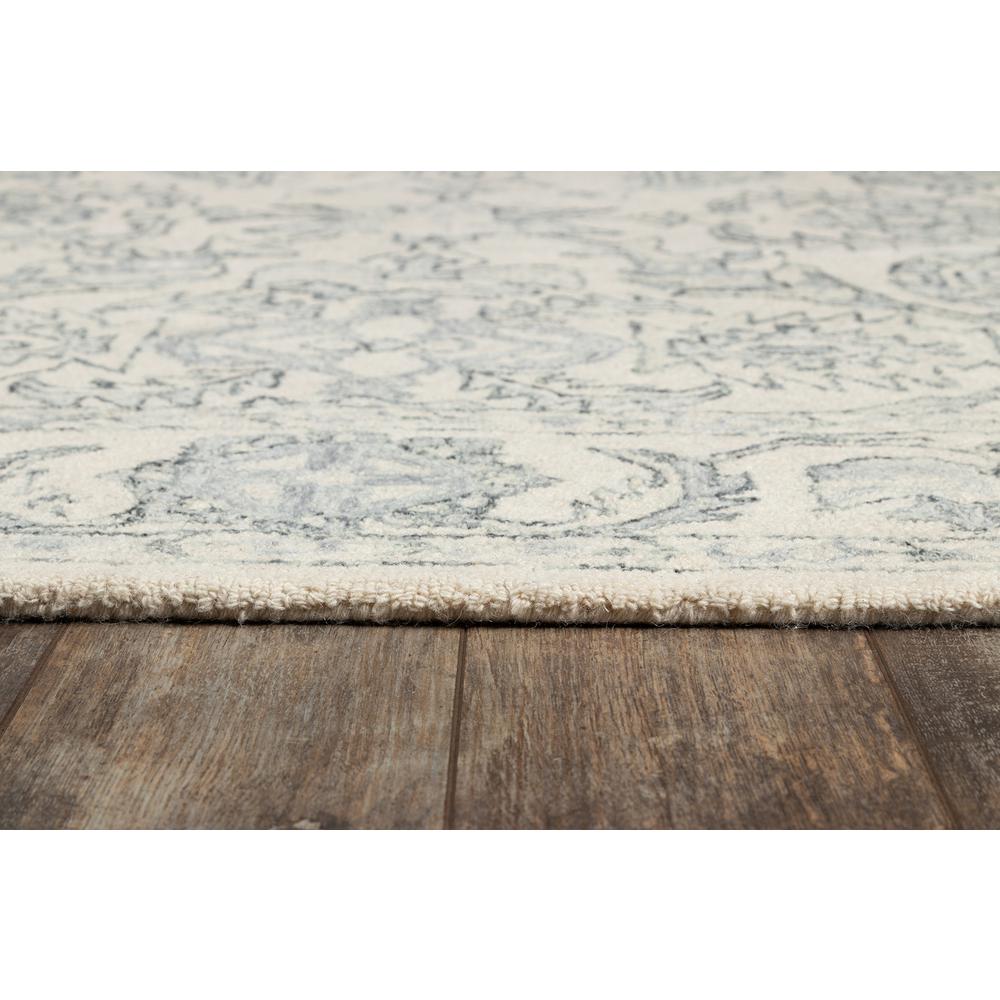 Traditional Rectangle Area Rug, Ivory, 3'6" X 5'6". Picture 3