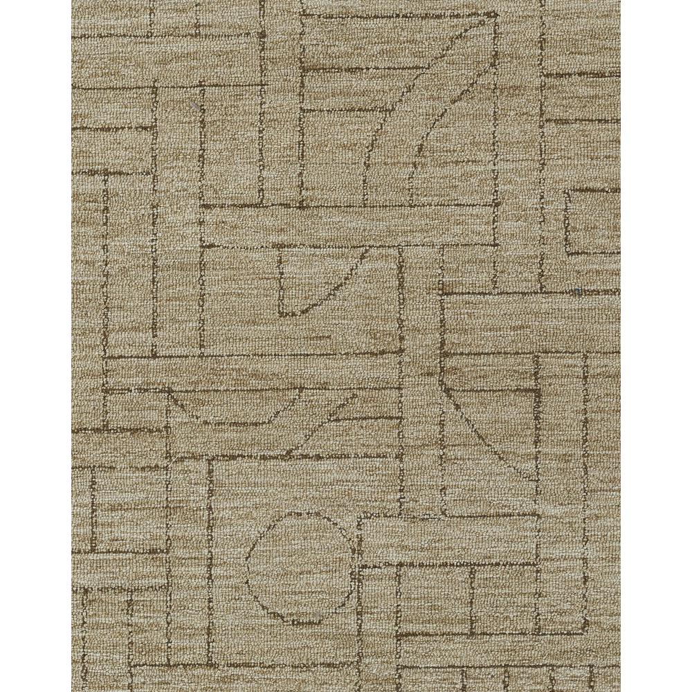 Contemporary Rectangle Area Rug, Natural, 3'6" X 5'6". Picture 6