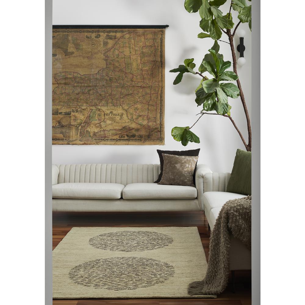 Contemporary Rectangle Area Rug, Natural, 3'6" X 5'6". Picture 8