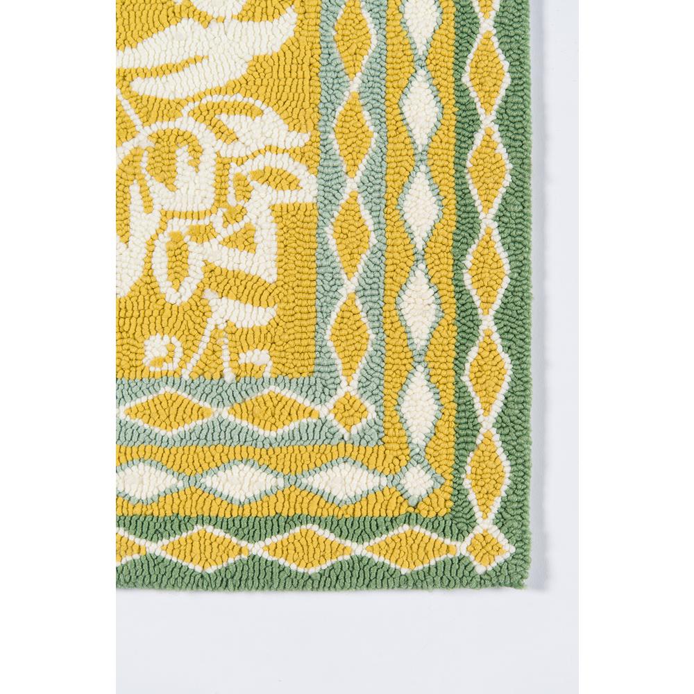 Transitional Rectangle Area Rug, Yellow, 3'9" X 5'9". Picture 3