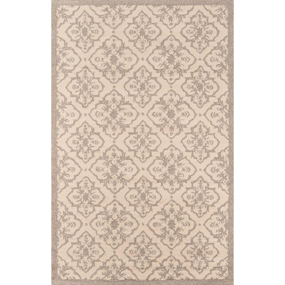 Transitional Rectangle Area Rug, Taupe, 5' X 8'. Picture 1