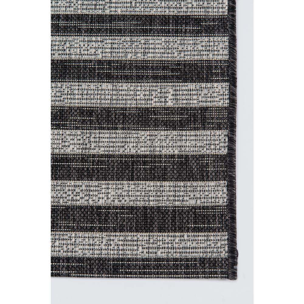 Contemporary Rectangle Area Rug, Charcoal, 3'3" X 5'. Picture 3
