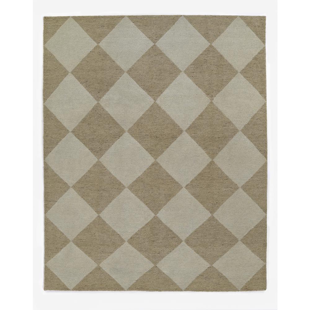 Contemporary Rectangle Area Rug, Beige, 5' X 8'. Picture 1