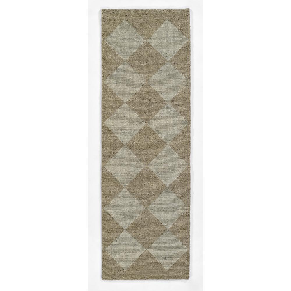 Contemporary Rectangle Area Rug, Beige, 5' X 8'. Picture 5
