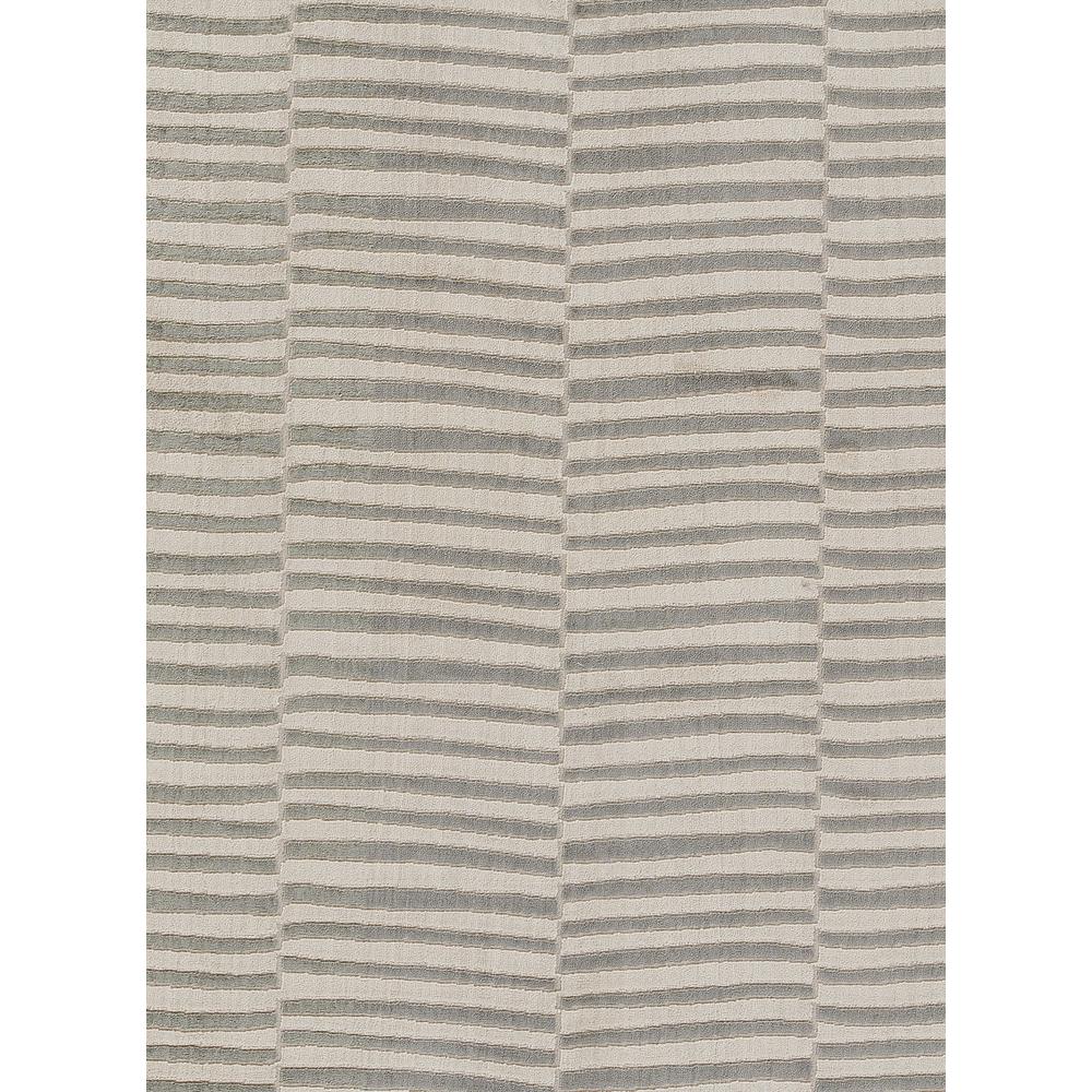 Contemporary Rectangle Area Rug, Grey, 3'11" X 5'7". Picture 7