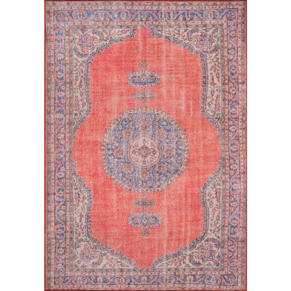 Afshar Area Rug, Red, 5' X 7'6". Picture 1