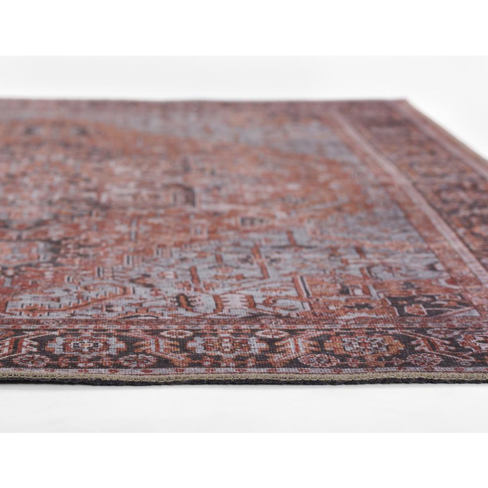 Traditional Runner Area Rug, Copper, 2'3" X 7'6" Runner. Picture 6