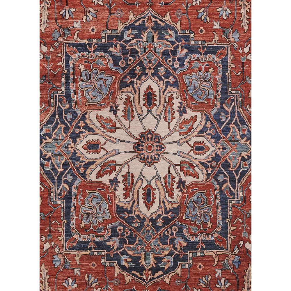 Traditional Runner Area Rug, Red, 2'3" X 7'6" Runner. Picture 7