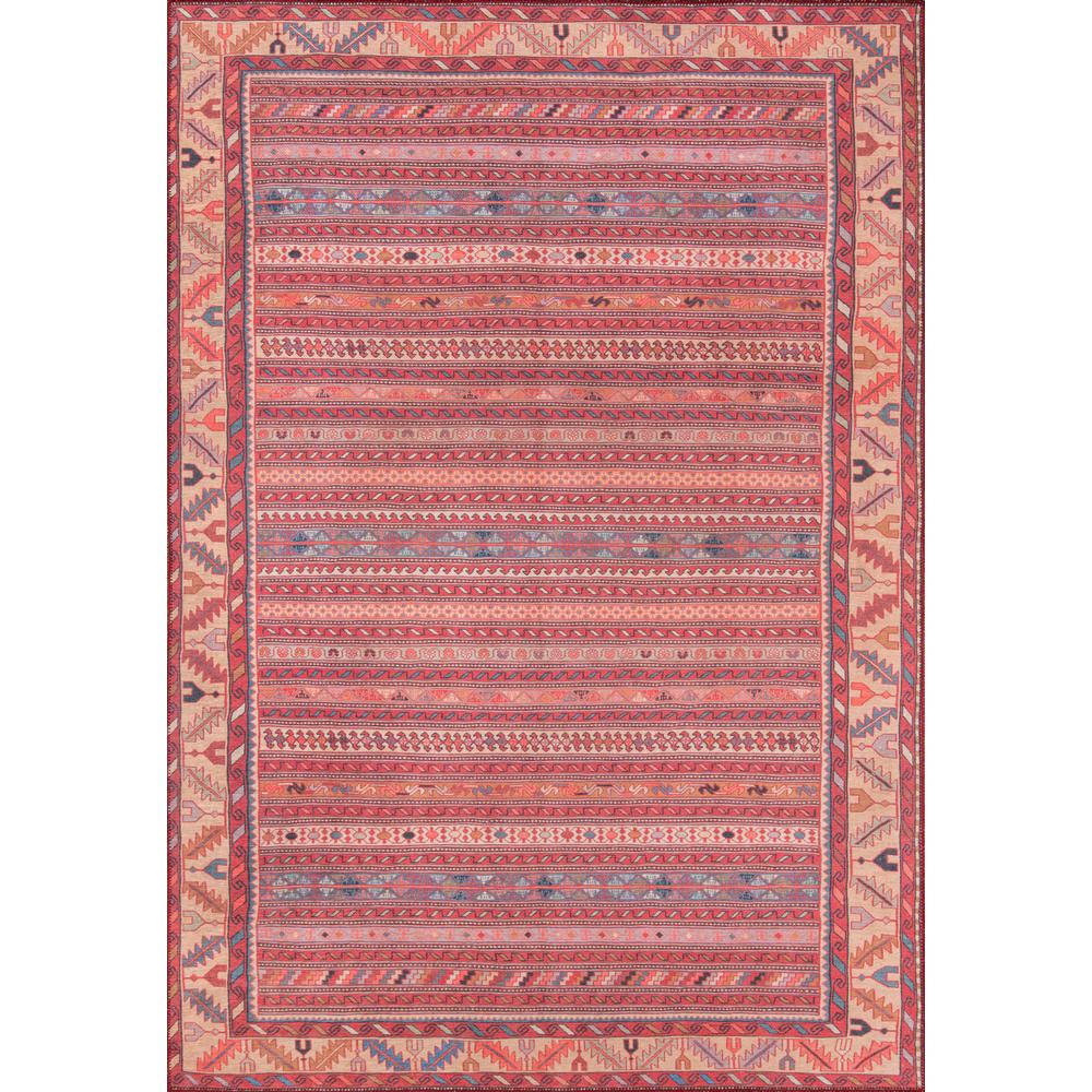 Traditional Rectangle Area Rug, Multi, 5' X 7'6". Picture 1